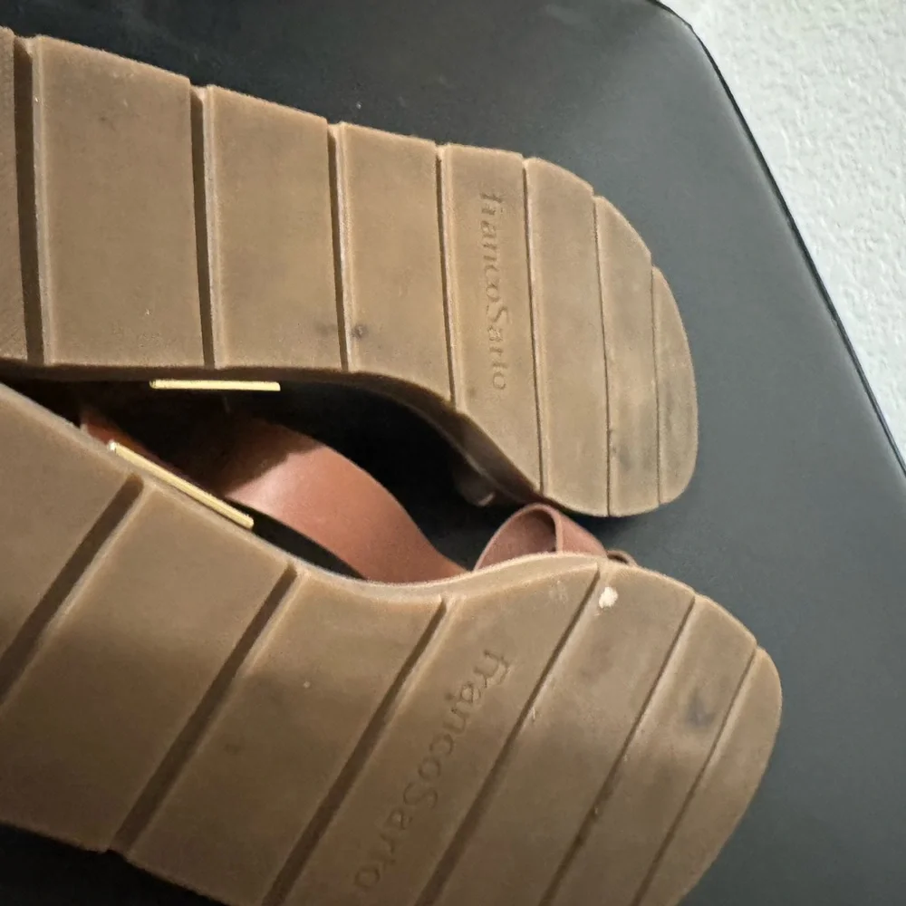 Franco Sarto Brown Sandals with Chunky Sole - Picture 5 of 5